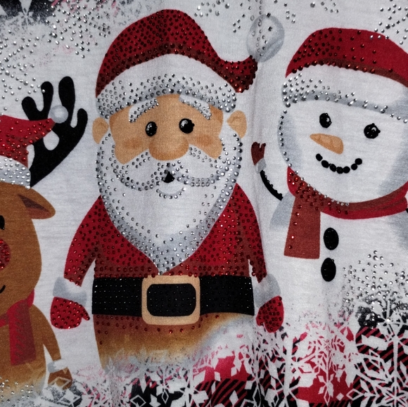 Oqune Brand Women's Christmas Top - Picture 5 of 8